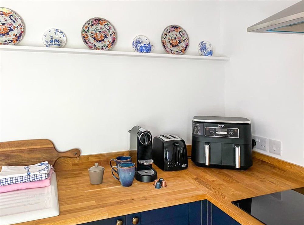 Kitchen at The Studio in Wittersham, near Rye, Kent