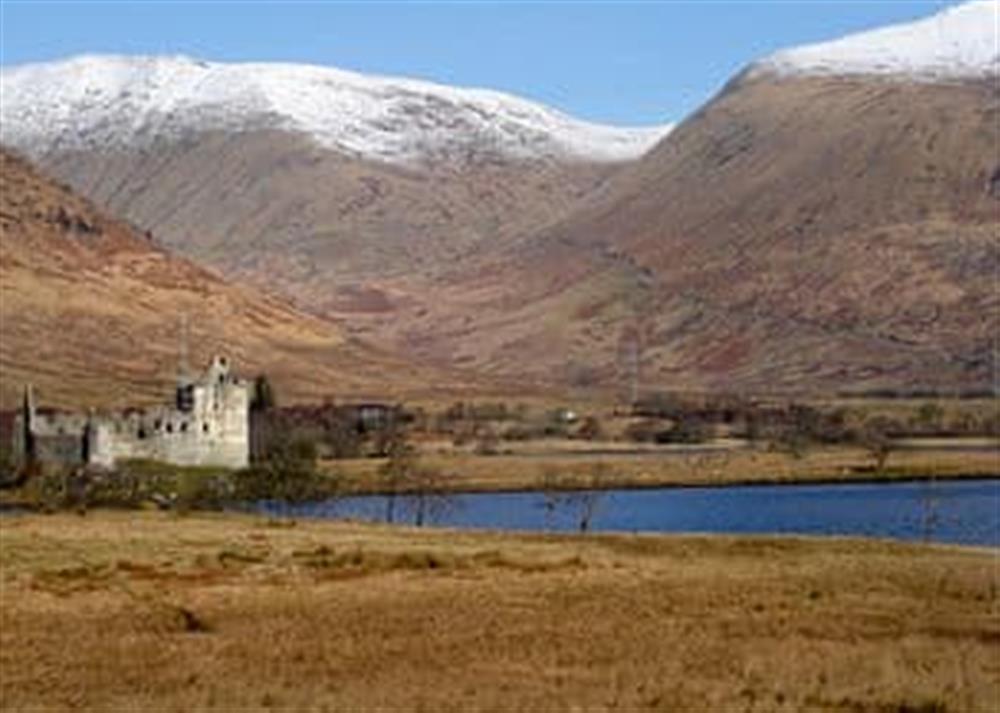 Kilchurn castle at The Study in South Lochaweside, Argyll