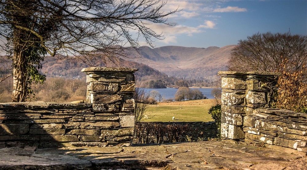 A view of Lake Windermere from the garden of The Summer House, Cumbria at The Summer House in Nr Hawkshead, Cumbria