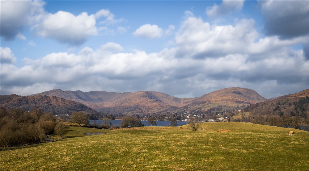 Lake Windermere and the surrounding hills, Cumbria at The Summer House in Nr Hawkshead, Cumbria