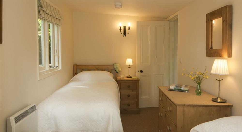 The twin bedroom at The Summer House in Nr Hawkshead, Cumbria