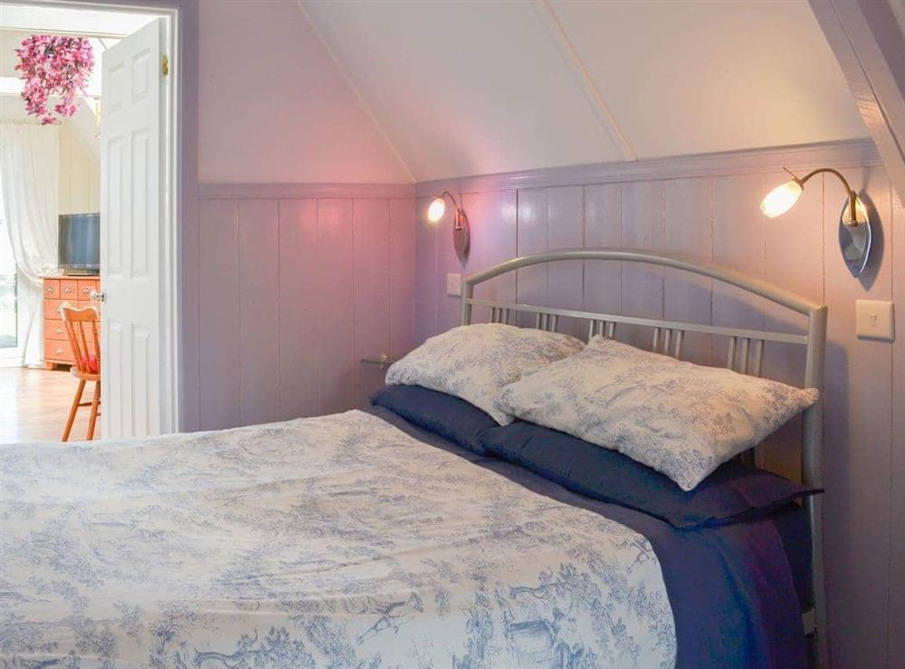 Welcoming double bedded room at The Summer House in Tintagel, Cornwall, Great Britain