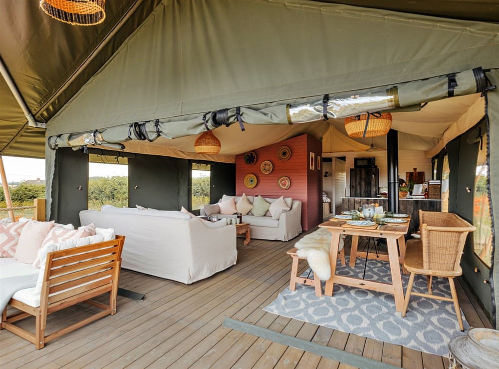 Open plan living space at The Summer House in Wells-next-the-Sea, Norfolk