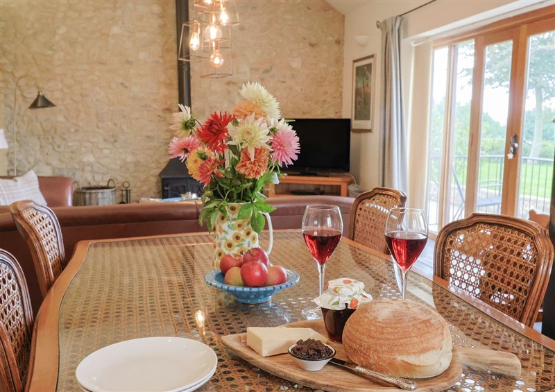 This is the dining room at The Sundowner, Wyke Nr. Axminster