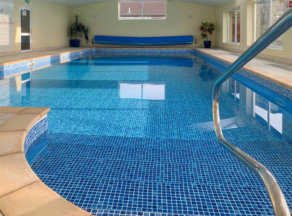 Swimming pool at The Swallows in Stoke St. Gregory, near Taunton, Somerset