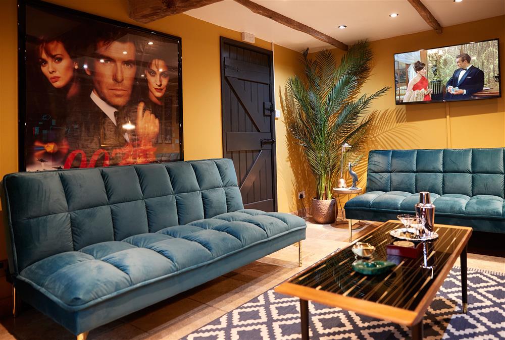 James Bond themed snug/tv room at The Swan Country House, St Harmon, Rhayader