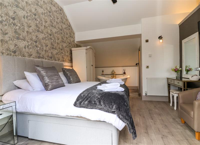 One of the 2 bedrooms at The Swans Nest Lock View, Gargrave