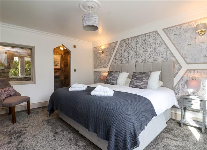 One of the bedrooms at The Swans Nest Lock View, Gargrave