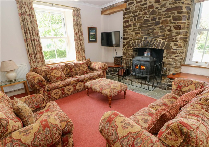 Enjoy the living room at The Sycamores, Llawhaden near Narberth