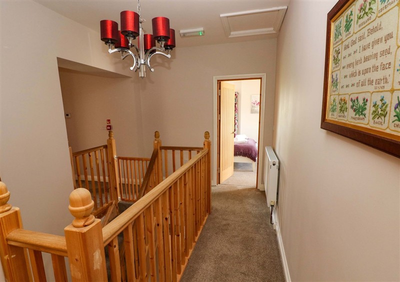 One of the 8 bedrooms at The Sycamores, Llawhaden near Narberth