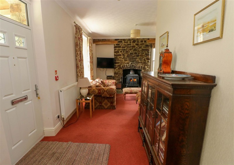 The living area at The Sycamores, Llawhaden near Narberth