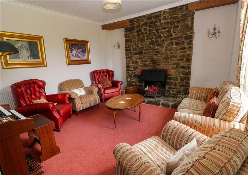 The living room at The Sycamores, Llawhaden near Narberth