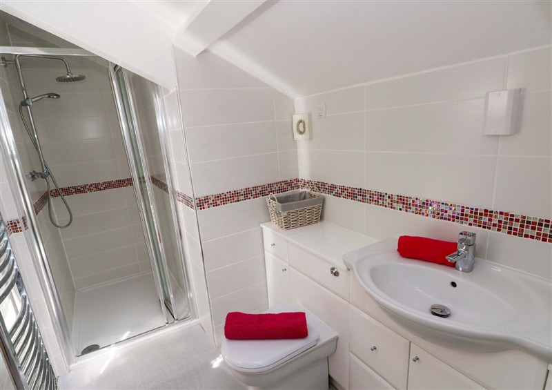 This is the bathroom at The Sycamores, Llawhaden near Narberth