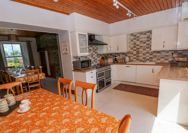 This is the kitchen at The Sycamores, Llawhaden near Narberth