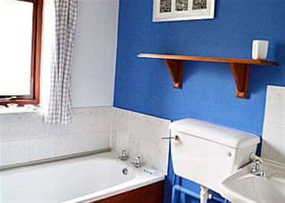 Bathroom at The Tack House in Grumbla, Sancreed, near Penzance, Cornwall