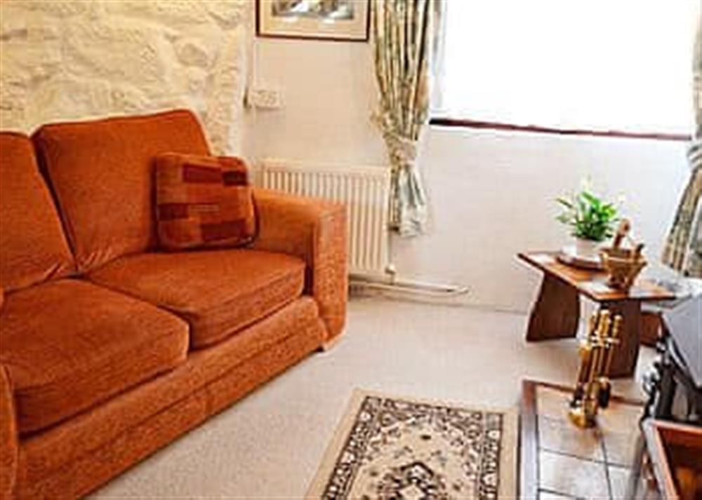 Living room at The Tack House in Grumbla, Sancreed, near Penzance, Cornwall