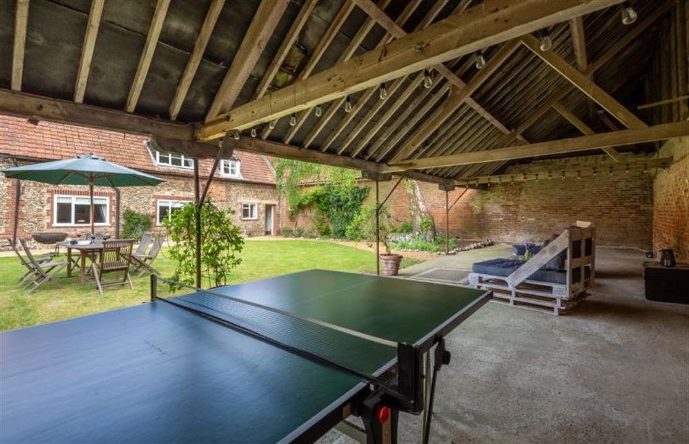 Anyone for table tennis? at The Tack House, Holkham near Wells-next-the-Sea