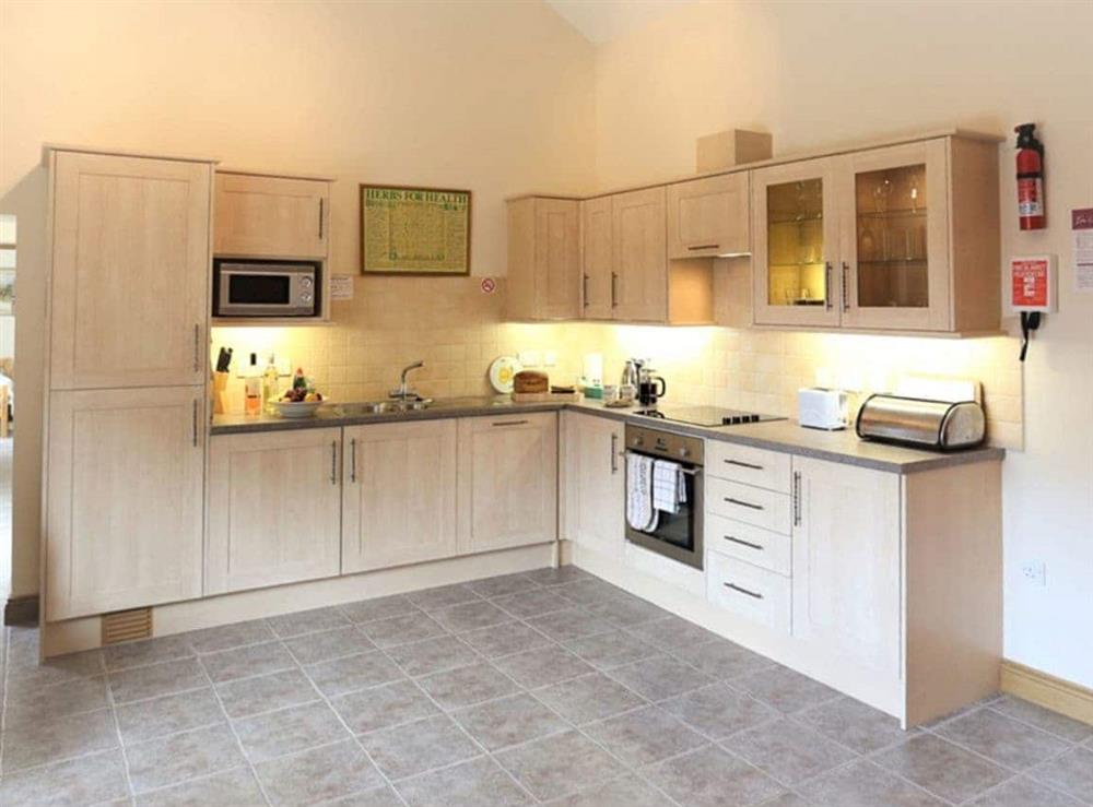 Fully appointed fitted kitchen at The Tack Room in Hareby, near Horncastle, Lincolnshire