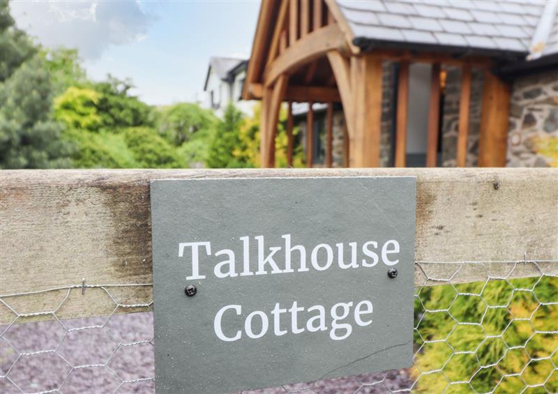 Outside at The Talkhouse Cottage, Pontdolgoch near Caersws