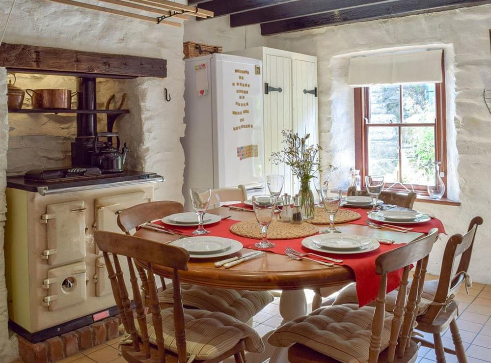 Characterful kitchen/ dining room at The Terrace in Rosebush, near Narberth, Dyfed
