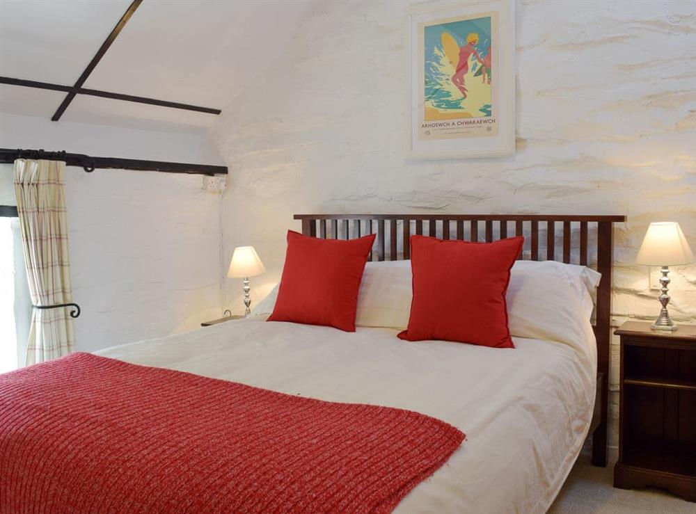 Comfortable double bedroom at The Terrace in Rosebush, near Narberth, Dyfed