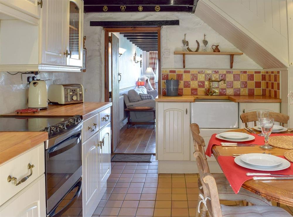 Well equipped kitchen/ dining room at The Terrace in Rosebush, near Narberth, Dyfed