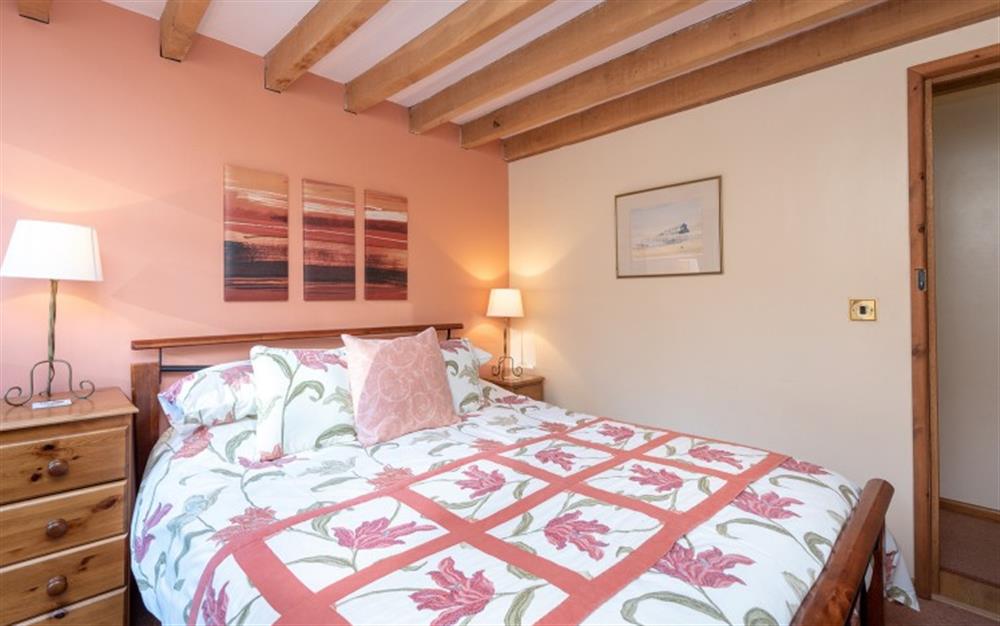 The double bedroom at The Thatch in Lyme Regis