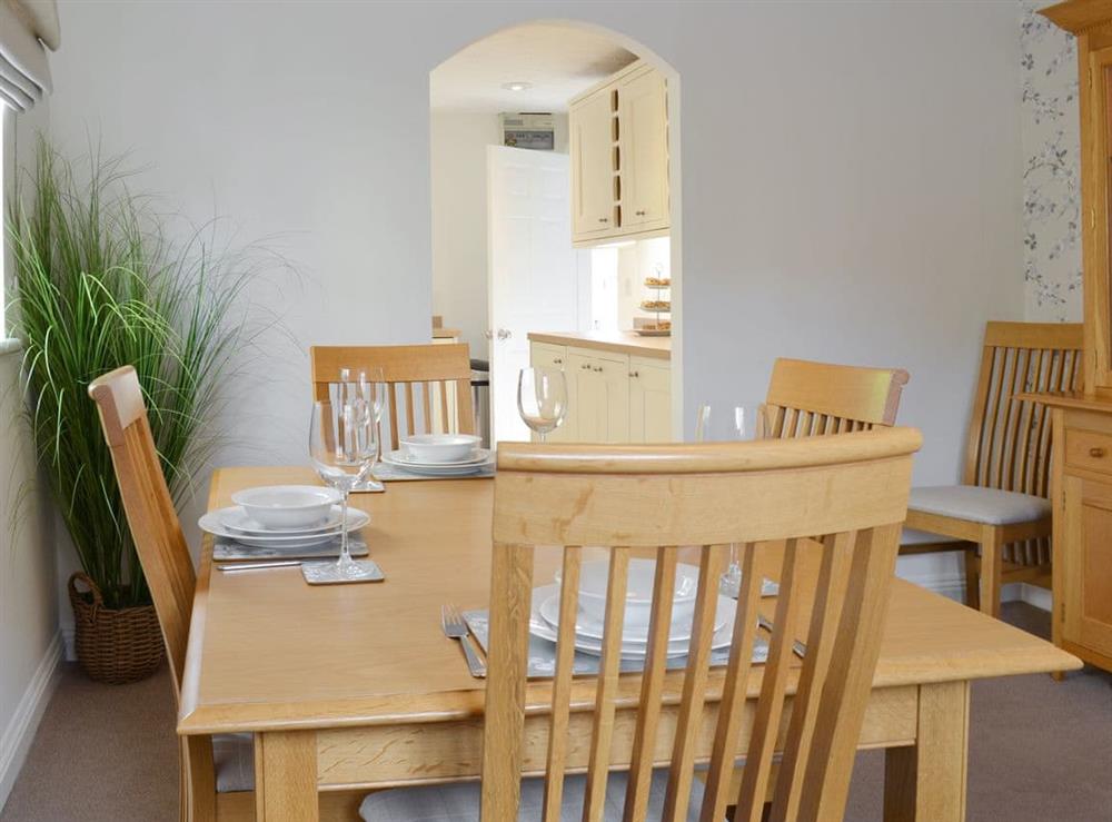 Convenient dining room at The Tides in Bridport, Dorset