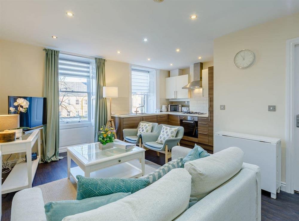 Open plan living space at The Till in Alnwick, Northumberland