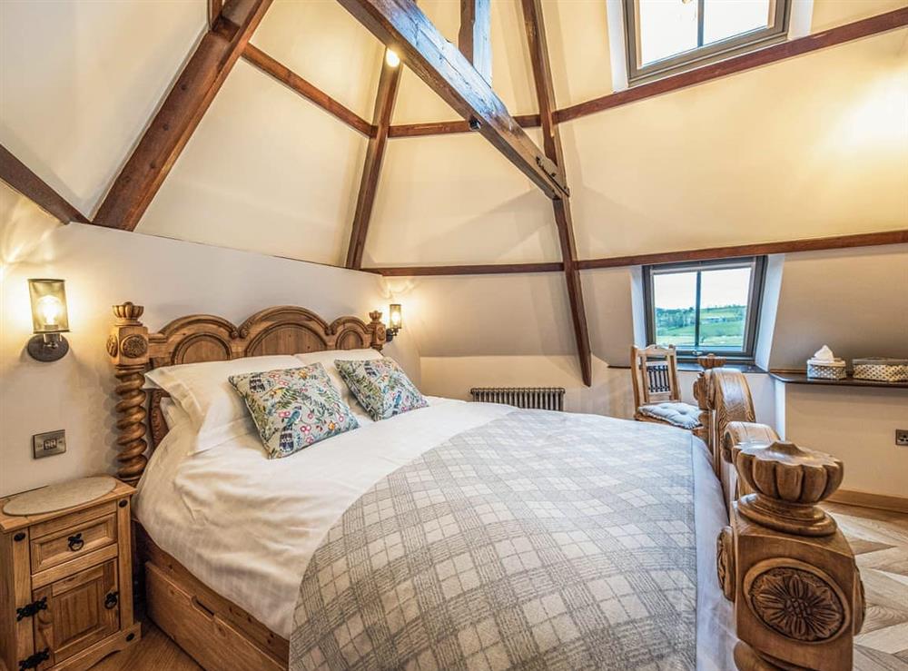 Double bedroom at The Tiny Chapel in Low Gate, near Hexham, Northumberland