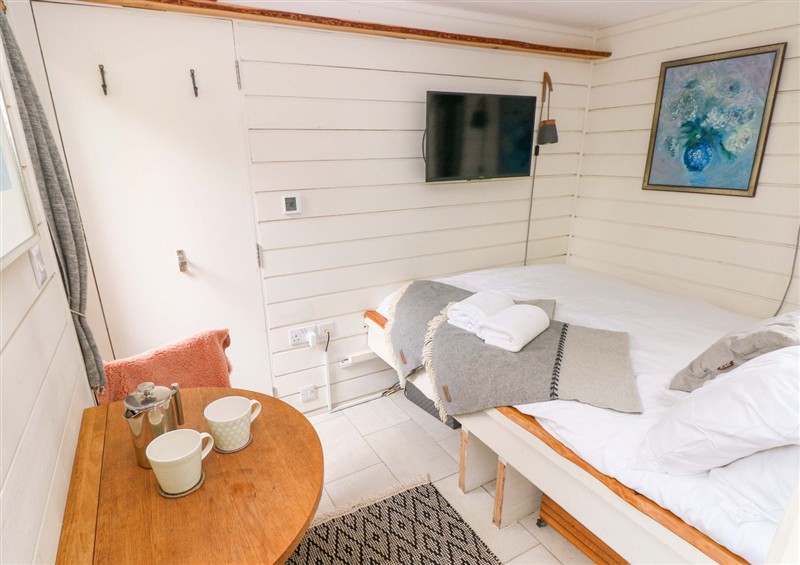 One of the bedrooms at The Tiny House, Nine Wells near Solva