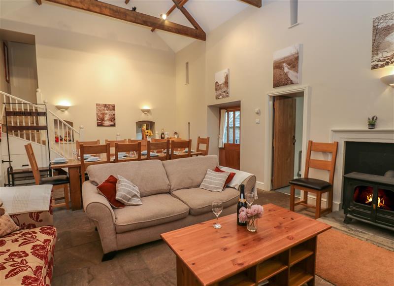 Enjoy the living room at The Tithe Barn, Brignall near Barnard Castle