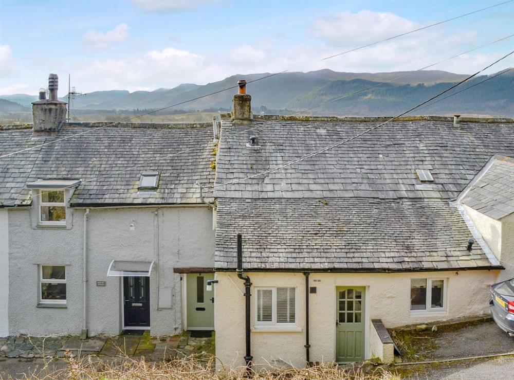 17th-century terraced cottage (Middle door) at The Tottsie in Bassenthwaite, near Cockermouth, Cumbria