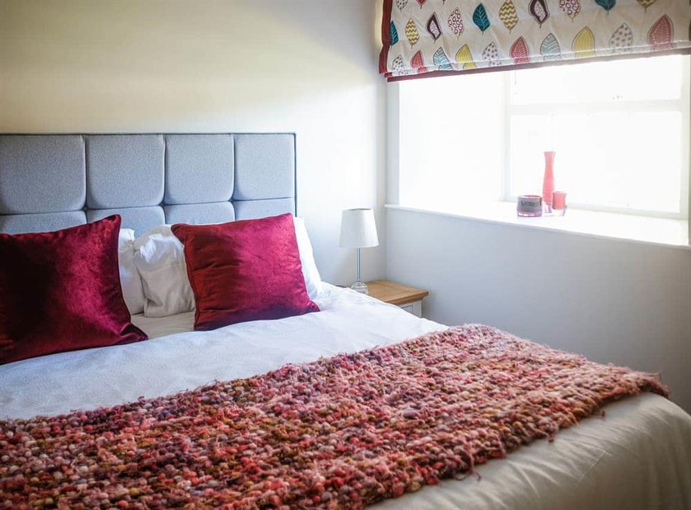 Double bedroom at The Tower in Dreenhill, near Haverfordwest, Pembrokeshire, Dyfed