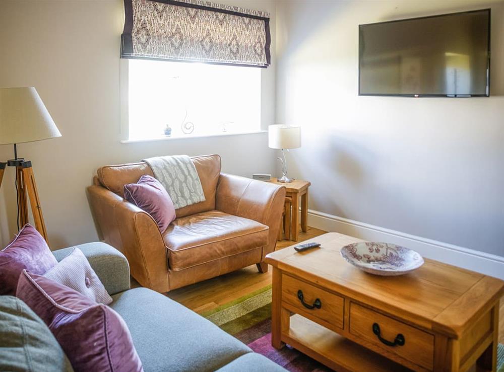 Living area at The Tower in Dreenhill, near Haverfordwest, Pembrokeshire, Dyfed