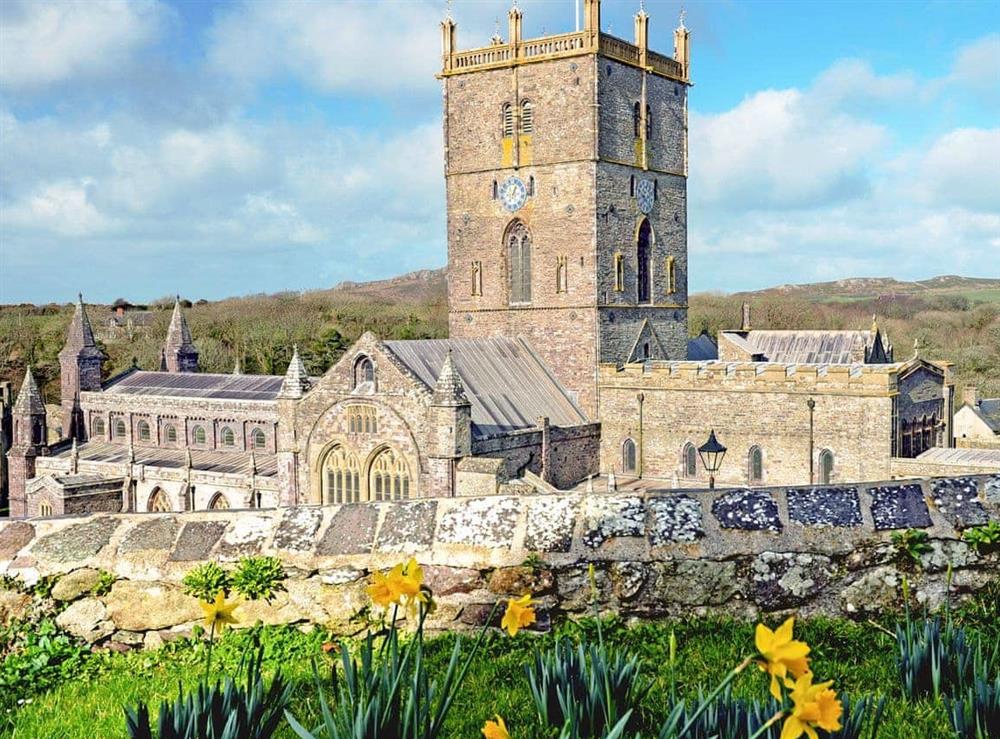 St David’s and the Cathedral Close in the surrounding area at The Tower in Dreenhill, near Haverfordwest, Pembrokeshire, Dyfed