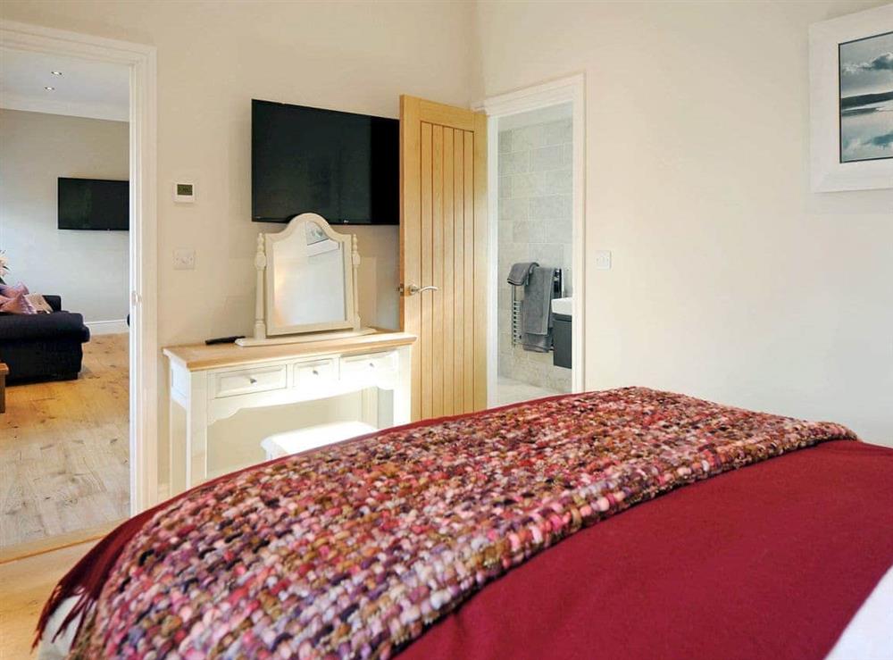 Well presented double bedroom at The Tower in Dreenhill, near Haverfordwest, Pembrokeshire, Dyfed