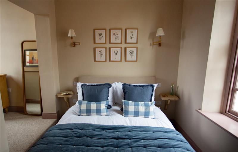 One of the bedrooms at The Tower, Kirklinton near Longtown