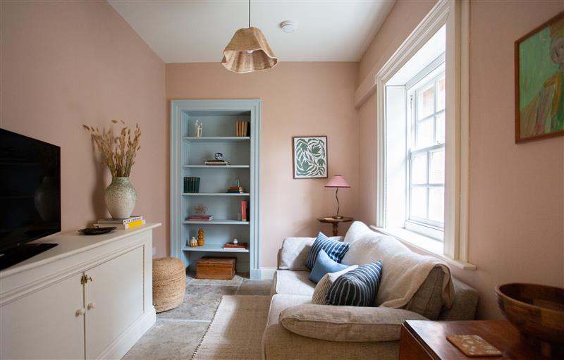 The living area at The Tower, Kirklinton near Longtown