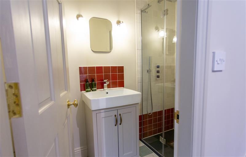 This is the bathroom at The Tower, Kirklinton near Longtown