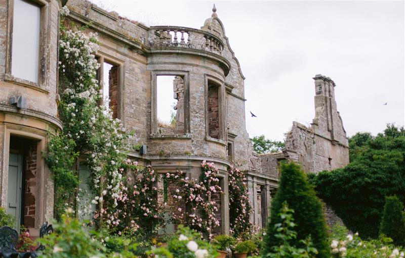 This is the garden at The Tower, Kirklinton near Longtown