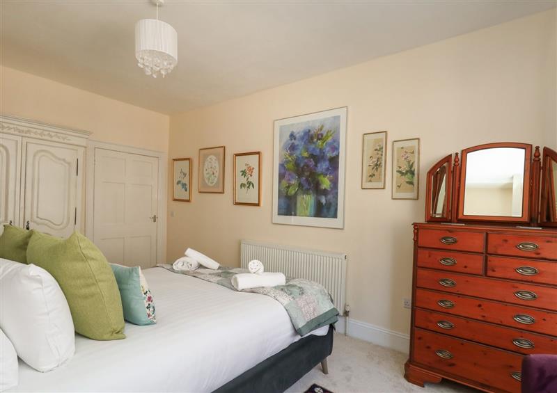 One of the bedrooms at The Town House, Dorchester