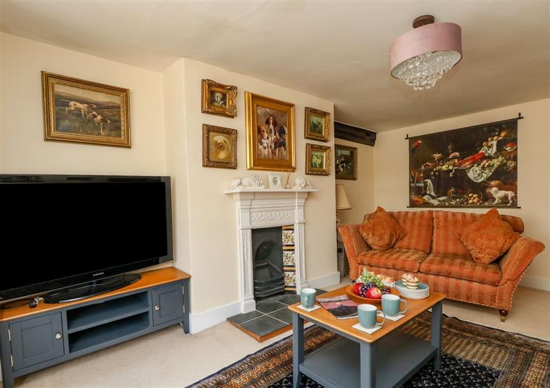 Relax in the living area at The Town House, Dorchester