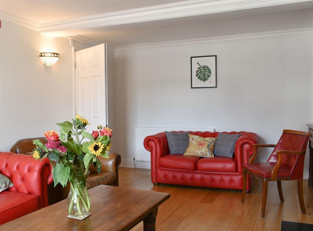 Comfortable living room at The Town House in Wimborne, Dorset