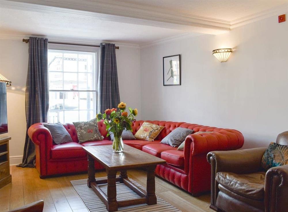 Spacious living room at The Town House in Wimborne, Dorset