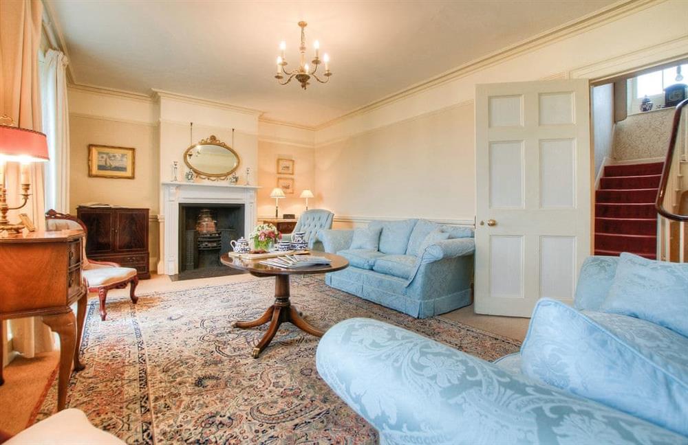 This is the living room at The Townhouse at Edge Green in Beaumaris, Anglesey, Gwynedd