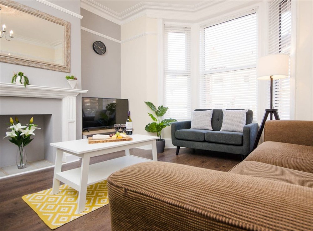 Living area at The Townhouse in Scarborough, North Yorkshire