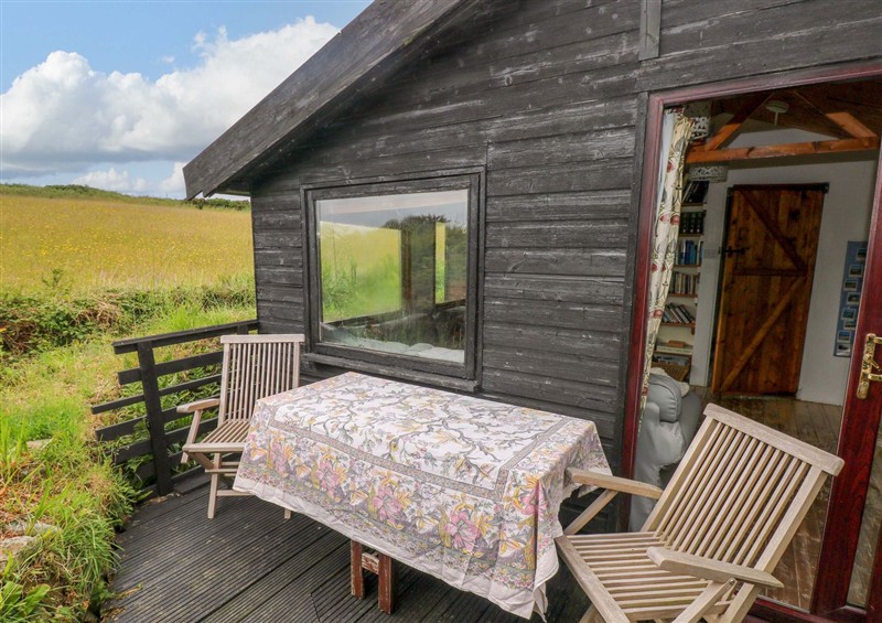 The setting of The Tree House at The Tree House, Nine Wells near Solva