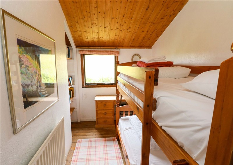 This is a bedroom at The Tree House, Nine Wells near Solva