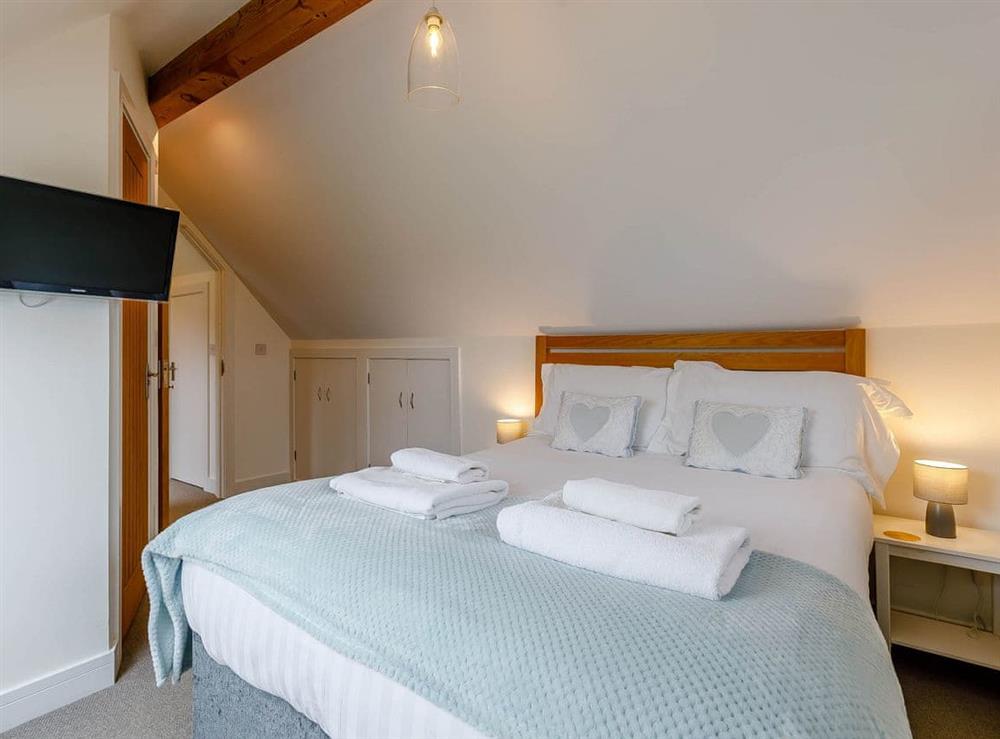 Double bedroom at The Treehouse in Malvern, Herefordshire